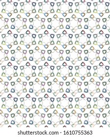 Abstract background texture in geometric ornamental style. Seamless design.