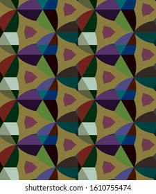 Abstract background texture in geometric ornamental style. Seamless design.