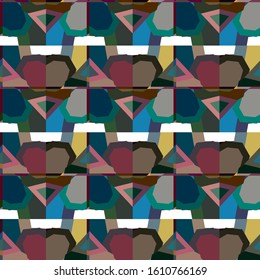 Abstract background texture in geometric ornamental style. Seamless design.