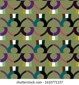 Abstract background texture in geometric ornamental style. Seamless design.