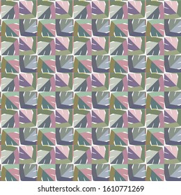 Abstract background texture in geometric ornamental style. Seamless design.