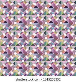 Abstract background texture in geometric ornamental style. Seamless design.