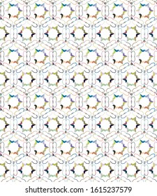 Abstract background texture in geometric ornamental style. Seamless design.