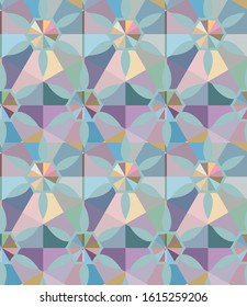Abstract background texture in geometric ornamental style. Seamless design.