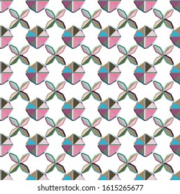 Abstract background texture in geometric ornamental style. Seamless design.