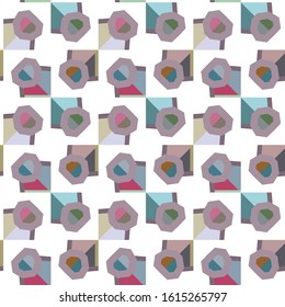Abstract background texture in geometric ornamental style. Seamless design.
