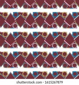 Abstract background texture in geometric ornamental style. Seamless design.