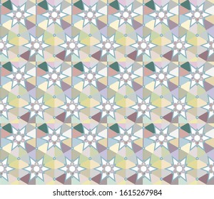 Abstract background texture in geometric ornamental style. Seamless design.