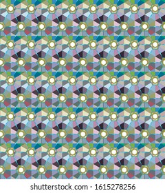 Abstract background texture in geometric ornamental style. Seamless design.