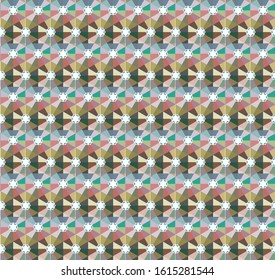Abstract background texture in geometric ornamental style. Seamless design.