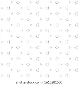 Abstract background texture in geometric ornamental style. Seamless design.