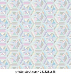 Abstract background texture in geometric ornamental style. Seamless design.