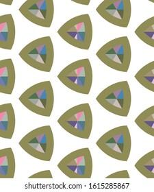 Abstract background texture in geometric ornamental style. Seamless design.
