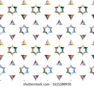 Abstract background texture in geometric ornamental style. Seamless design.