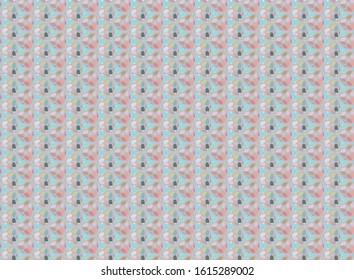 Abstract background texture in geometric ornamental style. Seamless design.