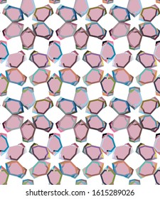 Abstract background texture in geometric ornamental style. Seamless design.