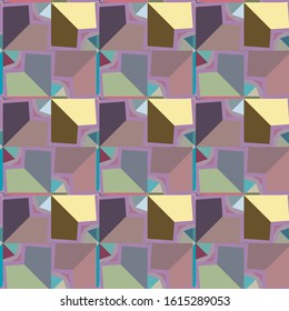 Abstract background texture in geometric ornamental style. Seamless design.