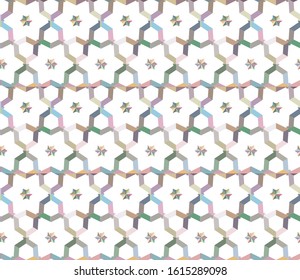 Abstract background texture in geometric ornamental style. Seamless design.
