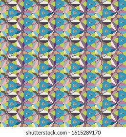 Abstract background texture in geometric ornamental style. Seamless design.
