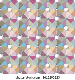 Abstract background texture in geometric ornamental style. Seamless design.