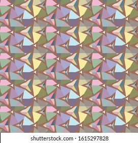 Abstract background texture in geometric ornamental style. Seamless design.