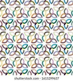 Abstract background texture in geometric ornamental style. Seamless design.