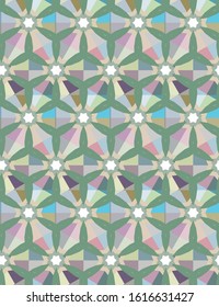 Abstract background texture in geometric ornamental style. Seamless design.