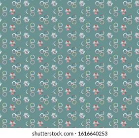 Abstract background texture in geometric ornamental style. Seamless design.