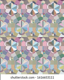 Abstract background texture in geometric ornamental style. Seamless design.