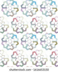 Abstract background texture in geometric ornamental style. Seamless design.