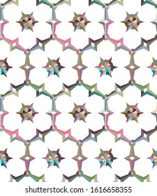 Abstract background texture in geometric ornamental style. Seamless design.