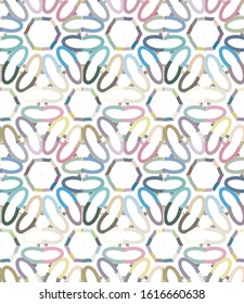 Abstract background texture in geometric ornamental style. Seamless design.