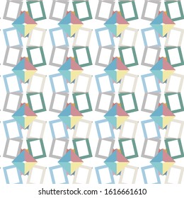 Abstract background texture in geometric ornamental style. Seamless design.