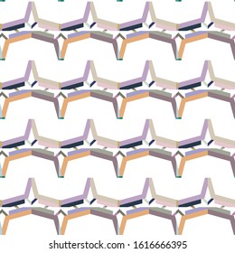 Abstract background texture in geometric ornamental style. Seamless design.
