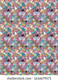 Abstract background texture in geometric ornamental style. Seamless design.