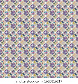 Abstract background texture in geometric ornamental style. Seamless design.