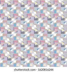 Abstract background texture in geometric ornamental style. Seamless design.