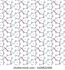 Abstract background texture in geometric ornamental style. Seamless design.