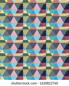 Abstract background texture in geometric ornamental style. Seamless design.