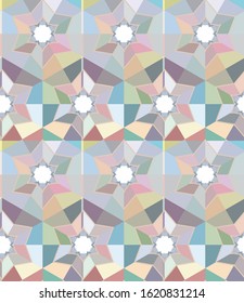 Abstract background texture in geometric ornamental style. Seamless design.