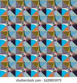 Abstract background texture in geometric ornamental style. Seamless design.
