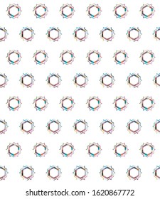 Abstract background texture in geometric ornamental style. Seamless design.