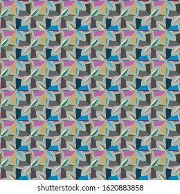 Abstract background texture in geometric ornamental style. Seamless design.