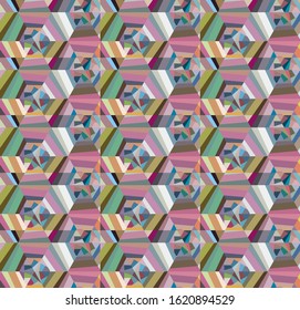 Abstract background texture in geometric ornamental style. Seamless design.