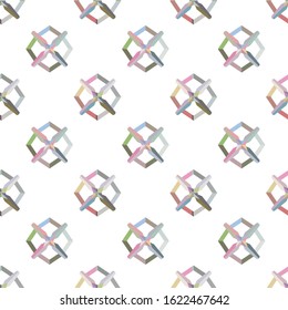 Abstract background texture in geometric ornamental style. Seamless design.