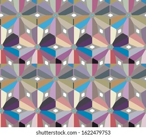 Abstract background texture in geometric ornamental style. Seamless design.