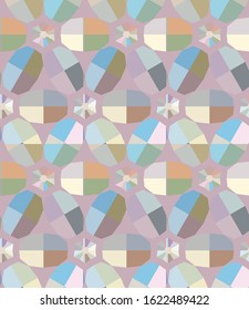 Abstract background texture in geometric ornamental style. Seamless design.