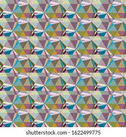 Abstract background texture in geometric ornamental style. Seamless design.