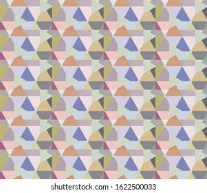 Abstract background texture in geometric ornamental style. Seamless design.