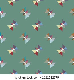 Abstract background texture in geometric ornamental style. Seamless design.